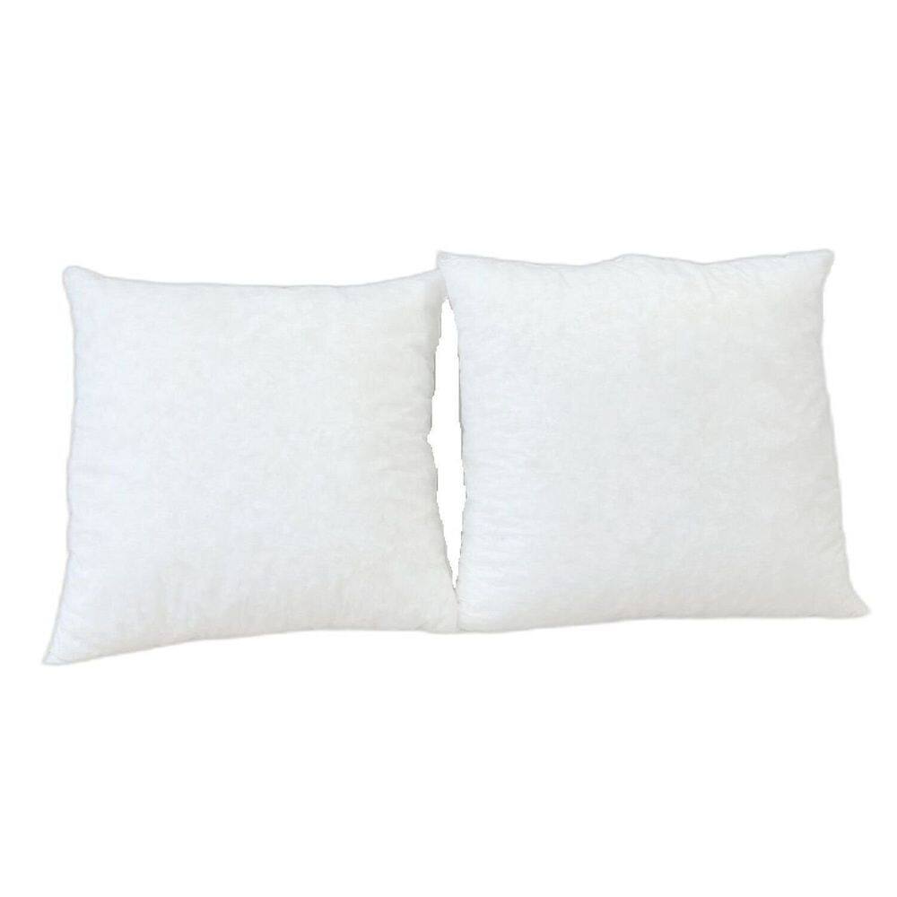 Kit com 2 Enchimentos para Capa de Almofada 45x45cm Branco