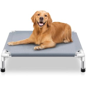Cama de cachorro com resfriamento elevado Makerfire para cães médios
