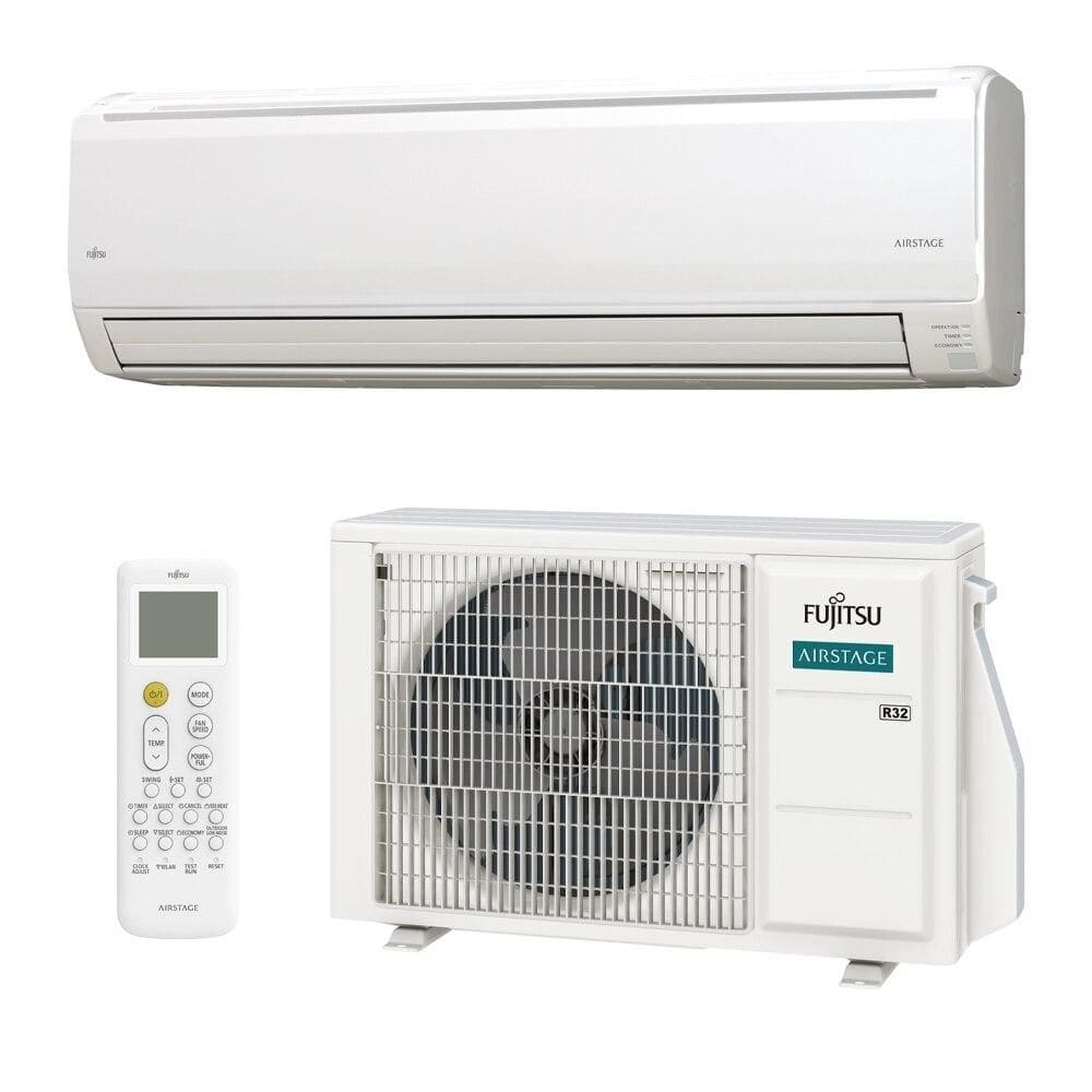 Ar-Condicionado Split Inverter 18000 BTUs Fujitsu Airstage Premium High Wall Quente e Frio ASBG18KMBA/AOBG18KMCA 220V