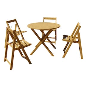 Conjunto Jardim Varanda Madeira Dobravel 4 Pessoas - Riviera