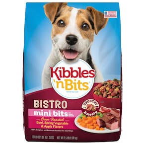 Comida para cães Kibbles `n Bits Bistro Bistro, carne assada no forno 1,6 kg x4
