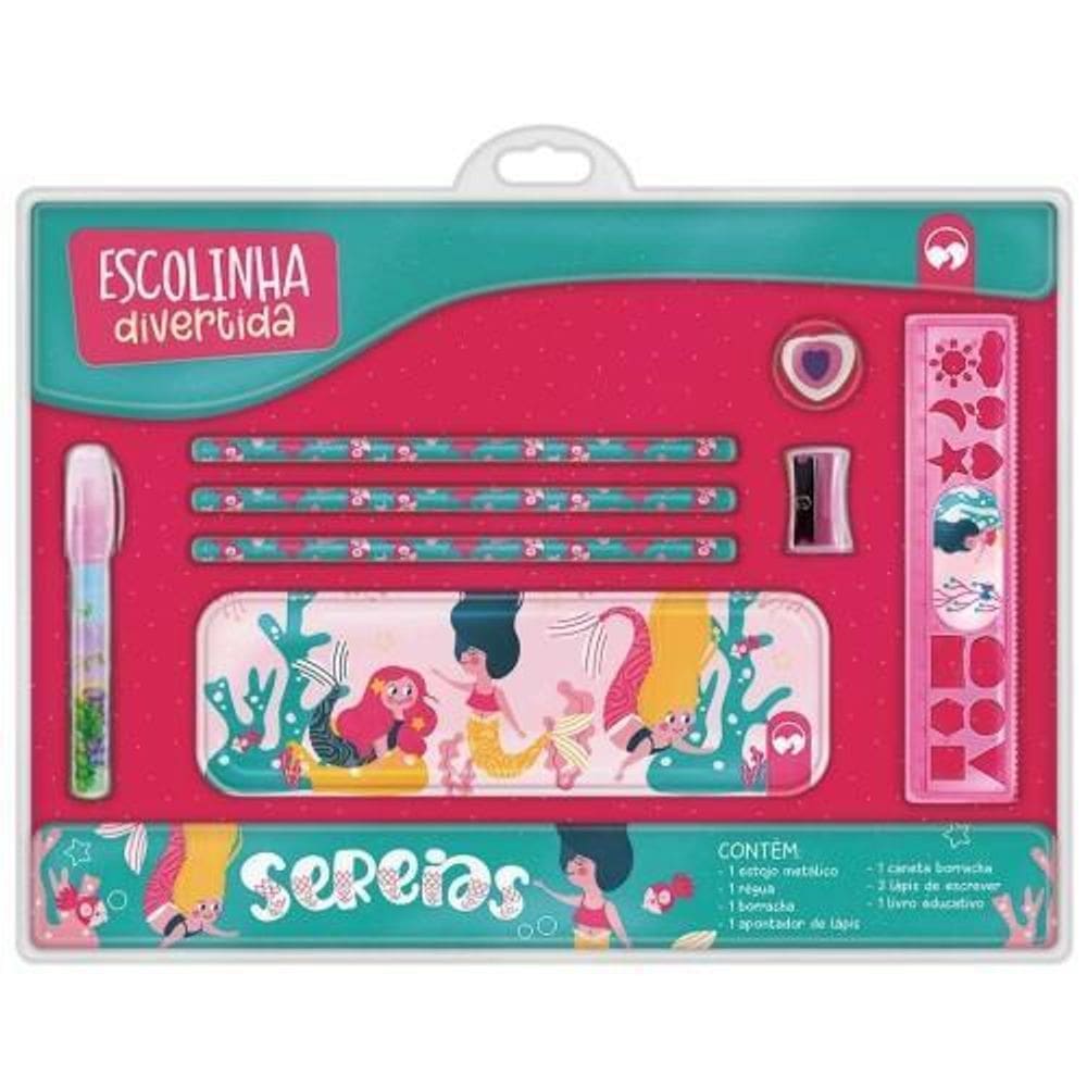 Livro Escolinha Divertida Sereias - Editora Vale Das Letras