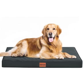 Cama de cachorro ao ar livre HIMEET impermeável lavável para cães grandes