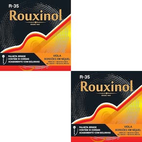Kit 2 Encordoamento Viola Máxima R35 Rouxinol