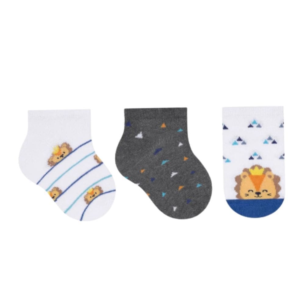 Kit Meia Selene BB Masculino 21 à 24 Vc/Cz/Az