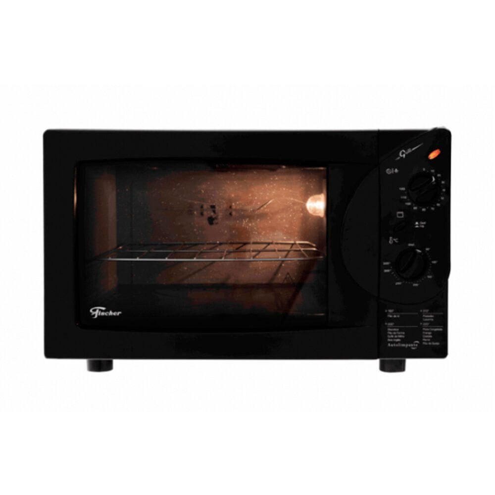 Forno Elétrico Fischer 44l 1775w Grill Bancada G Ii Preto 220V
