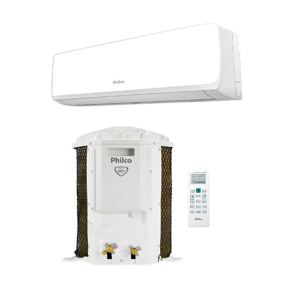 Ar Condicionado Split Philco Hi Wall 9.000 Btu/h Quente E Frio Monofasico Branco PAS9QT 220V