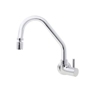 Torneira Cozinha de Parede Cromado Especial Bica Móvel C61 Arejador Articulado
