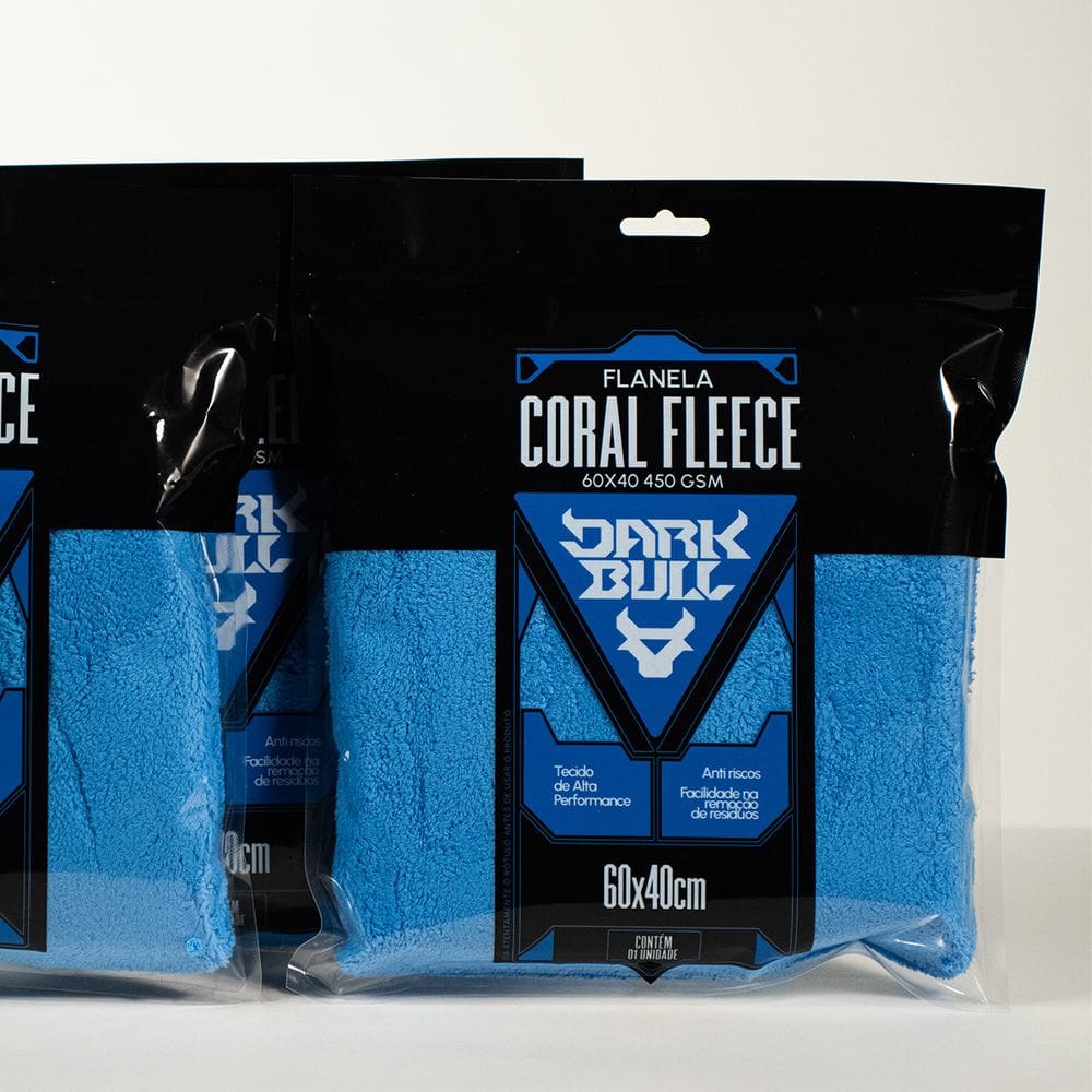 Flanela De Vitrificador Coral Fleece 60X40 - Ultra Macia