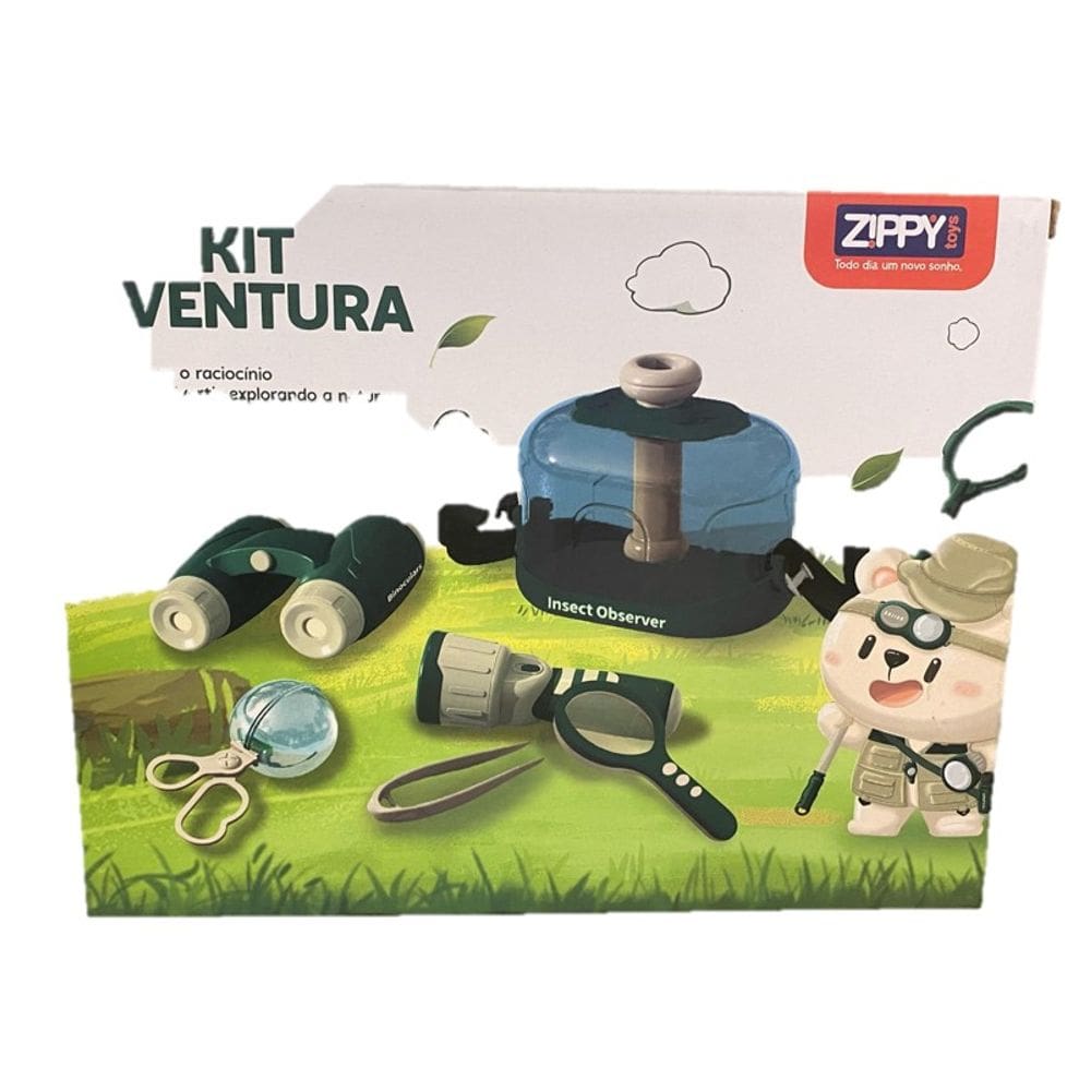 Kit Aventura Infantil Explorando a Natureza Com 6 Peças