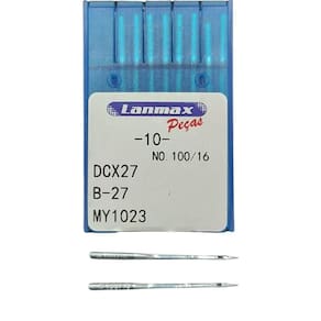 Agulha Para Máquina De Costura Overloque E Interloque Dcx27 - 10un 16