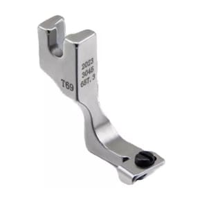 Calcador De Pregar Ziper Invisivel Com Regulagem Maquina Industrial T69 T-168-reg