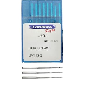 Agulha Para Máquina De Costura Elastiqueira Industrial Lanmax Uox113gs - 10un 21