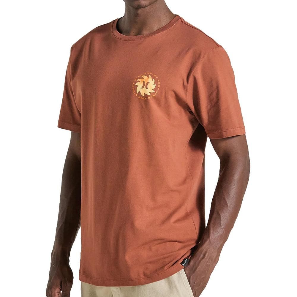 Camiseta Hurley Cave WT25 Masculina Marrom