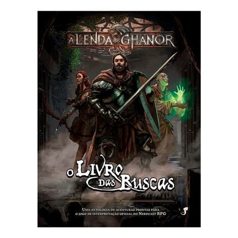 A Lenda De Ghanor Rpg - Livro Das Buscas