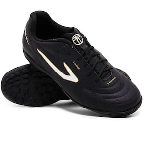 Chuteira Society Topper Boleiro VI Masculina - Preto e Branco