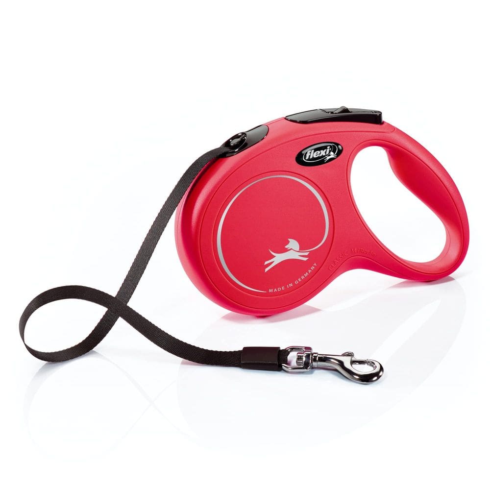 Coleira retrátil para cães FLEXI New Classic Tape para cães médios