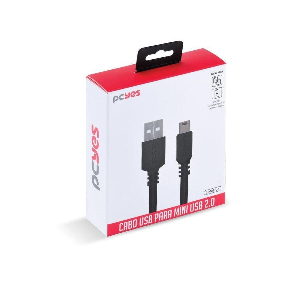 Cabo Usb A Para Mini Usb B 3m - Puanm2-3