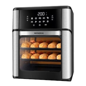 Fritadeira Mondial Air Fryer Oven 12 Litros Afon Preto/inox 127V