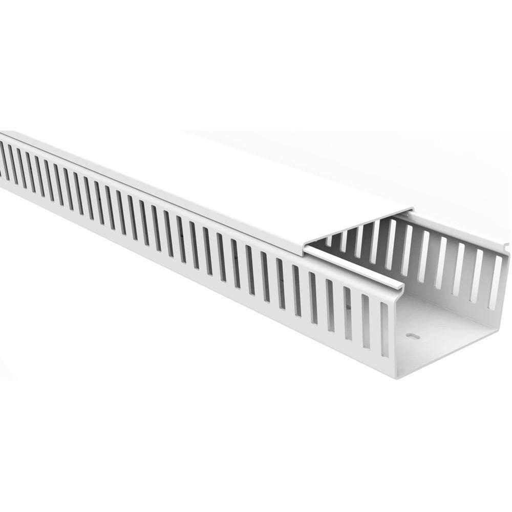 Canaleta Para Painel Tramontina Aberta Branca 80x80x2000 Mm