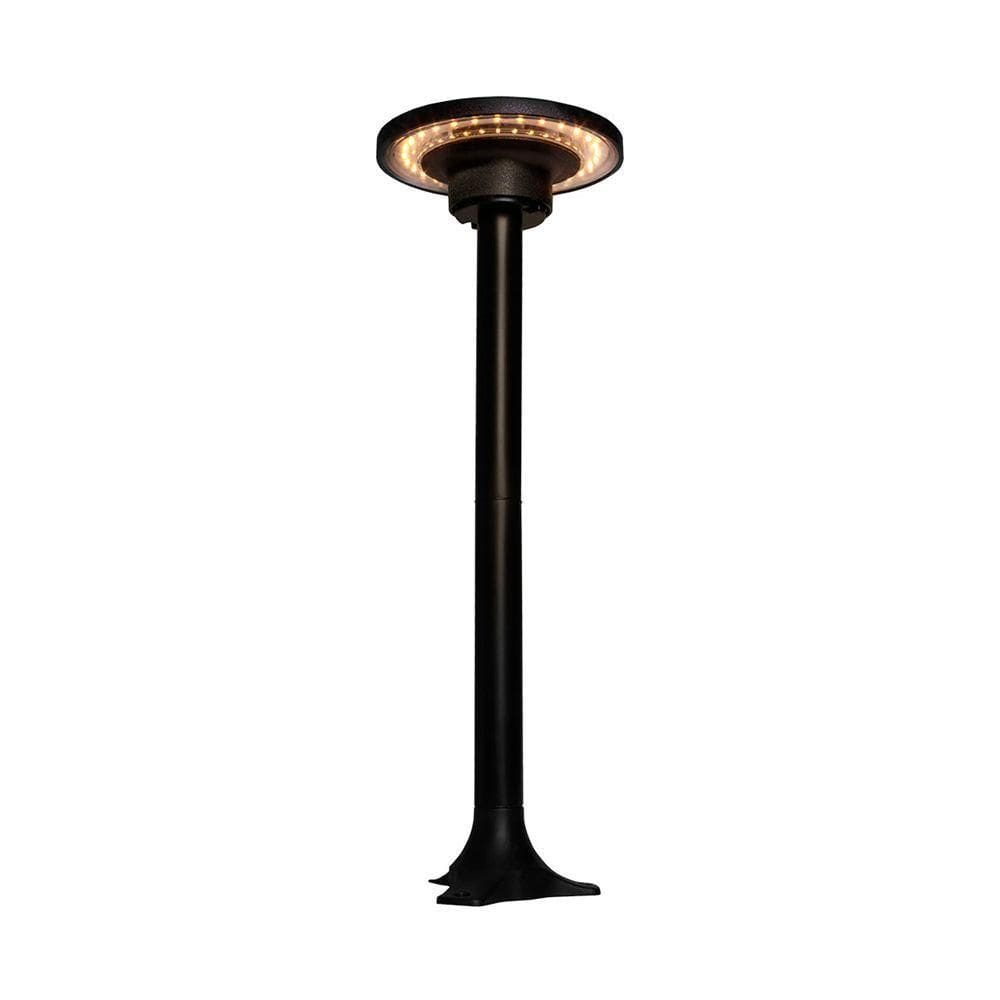 Espeto / Poste Para Jardim Taschibra Lucine Led 6w Bivolt Preto 3000k Luz Amarela 15100107