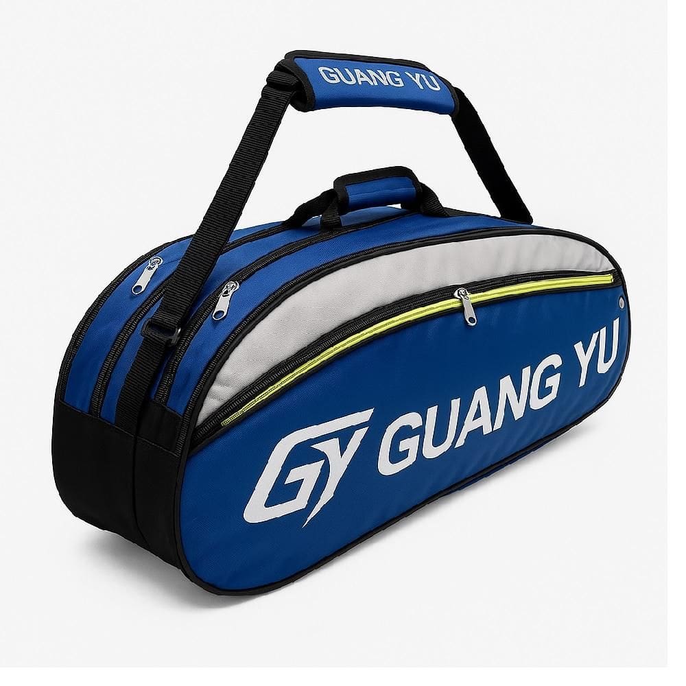Raqueteira Bolsa Dupla Profissional Mochila Para 2 Raquetes Tenis Beach Tennis Badminton Com Bolso E Alca Removivel