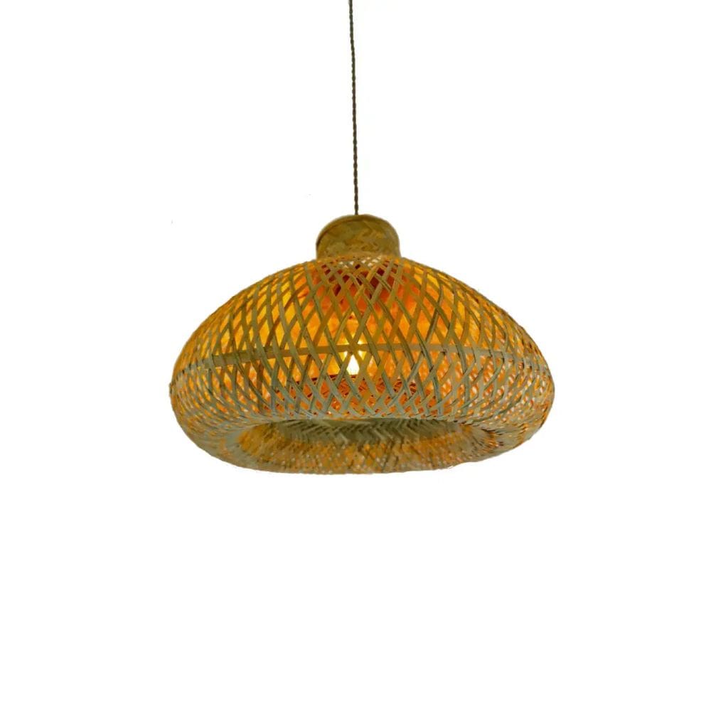 Pendente Fatu Fibra de Bambu 40cm GMH