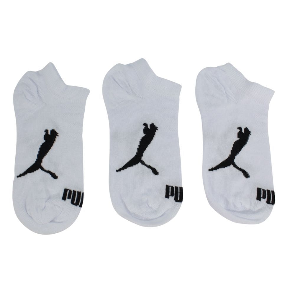 Kit Meia Esporte Cano Médio Puma 4515.001.6.999 Três Meias Brancas