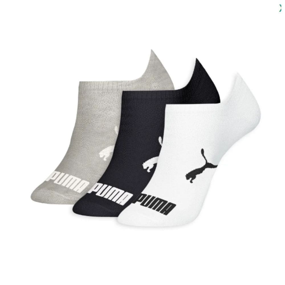 Kit Meia Esporte Cano Médio Puma 4515.001.6.996 Cz/.Pt.Bc