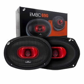 Par Alto Falante Medio Grave Corneta Hurricane Pro MBC690 6x9" 2 Vias 230W RMS 4 Ohms
