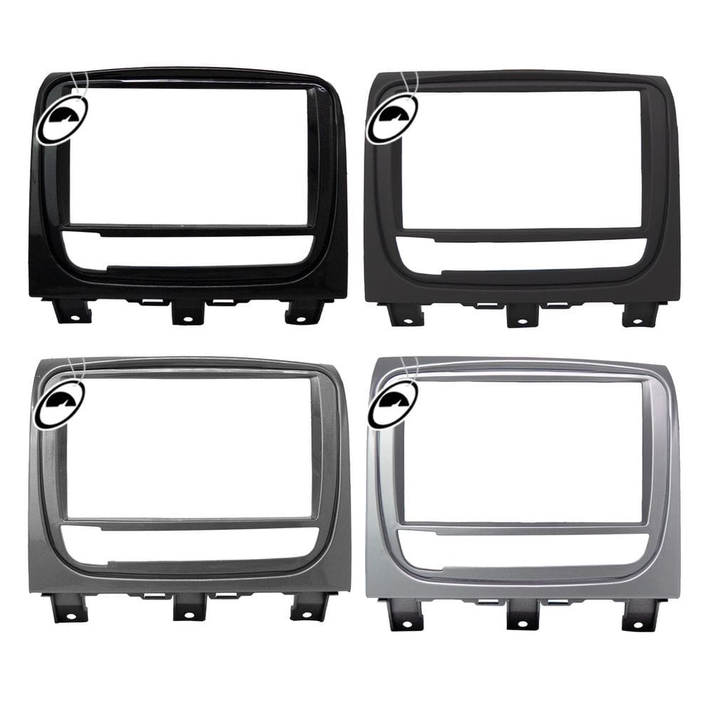 Moldura Painel 2 Din Fiat Palio Weekend Siena EL Strada Adventure 2012 Em Diante