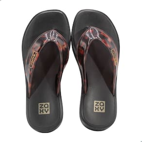 Tamanco Feminino Zaxy Trend New Preto Tartaruga