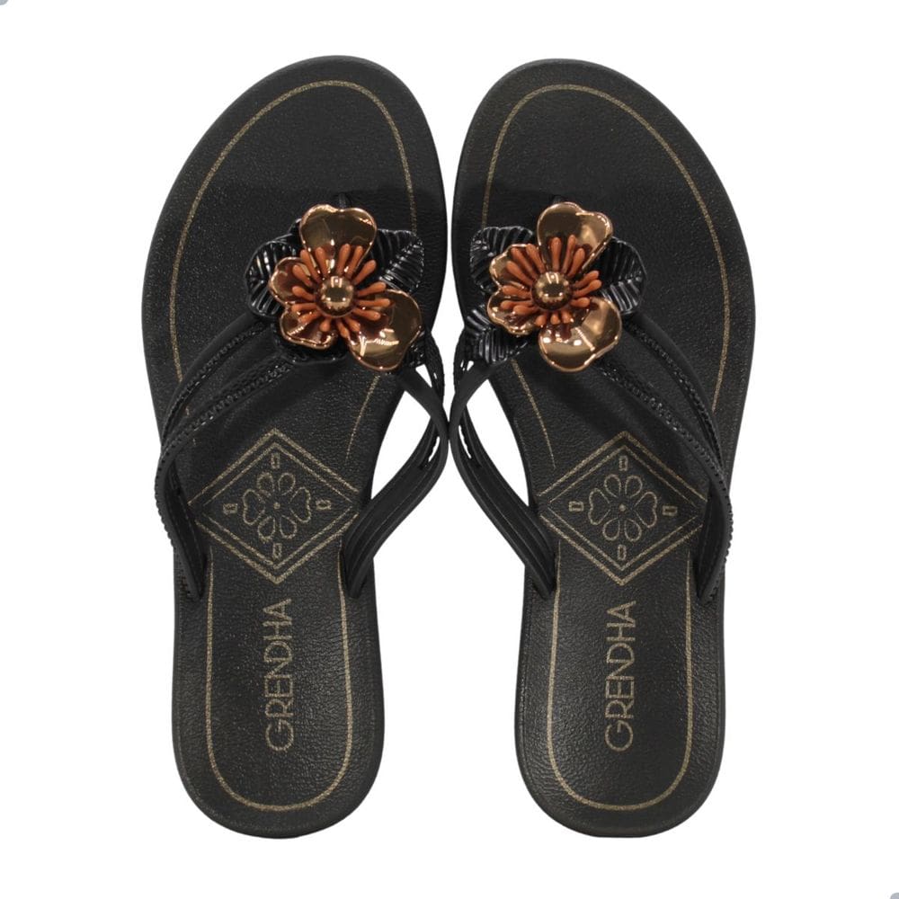 Tamanco Feminino Grendha Celebrar Momentos Preto