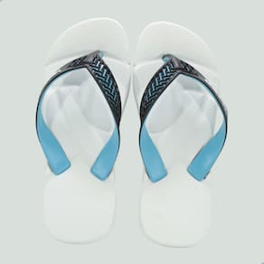 Chinelo Masculino Havaianas Power 2.0 Branco Preto e Azul