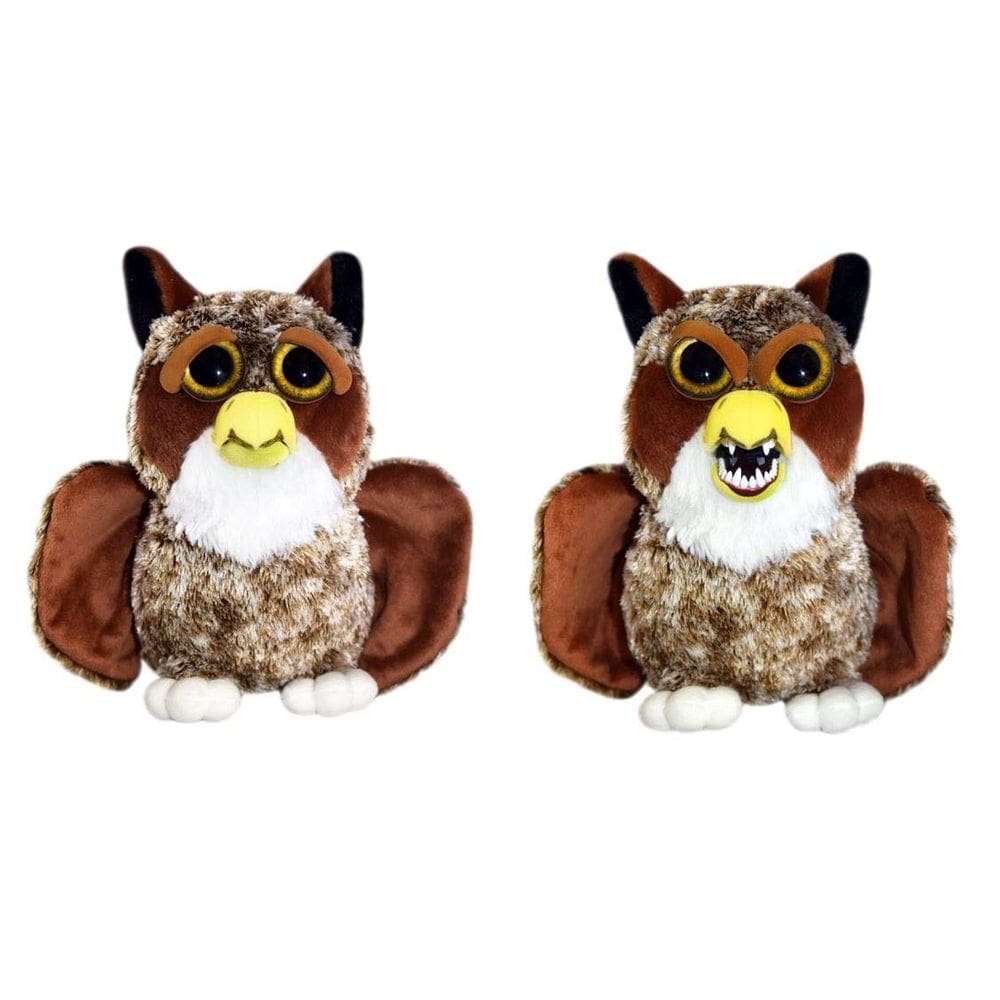 Bicho de pelúcia Animais de estimação mal-humorados Daniel Coruja com chifres