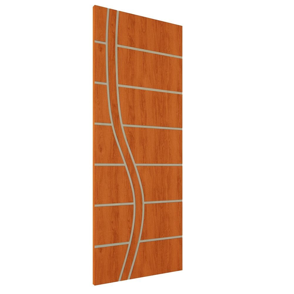 Kit 2 Portas De Madeira Frisada U.V 210cm x 80cm - R70SS