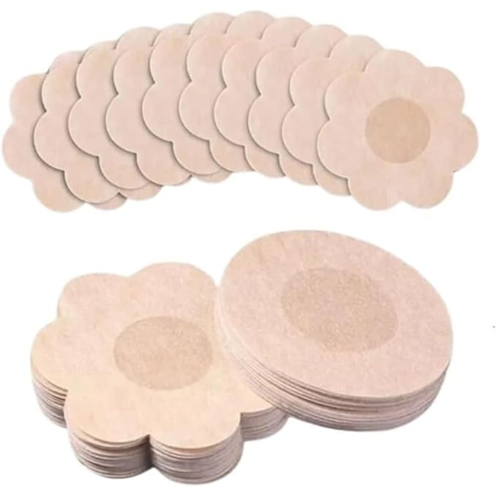 Kit 10 Tapa mamilo minimalista Adesivo tecido protetor de peito