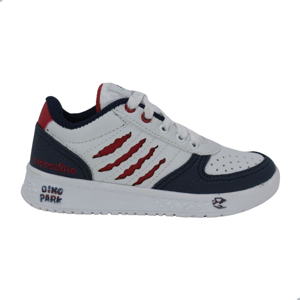 Tênis Masculino Infantil Vissi Crocodino Crt Branco
