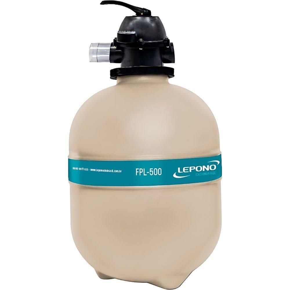 Filtro Piscina Lepono Fpl500 50mm Vazão Nominal 8500l/h Até 80.000 Litros