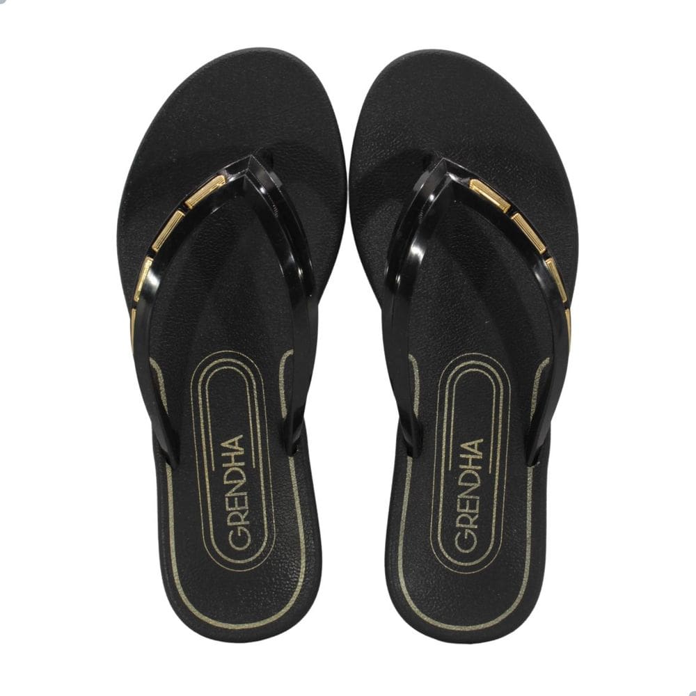 Tamanco Feminino Rasteira Grendha Fascinio Preto