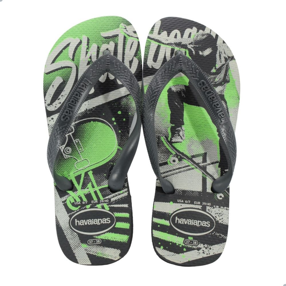 Chinelo Masculino Havaianas Top Athletic Grafite