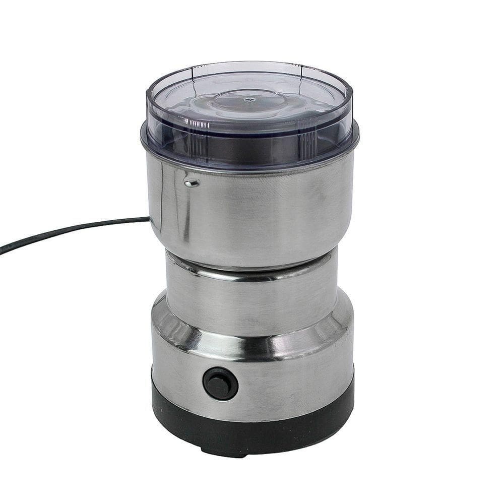 Moedor Triturador De Cafe Sementes Eletrico Aço Inox Mini 150w 110v