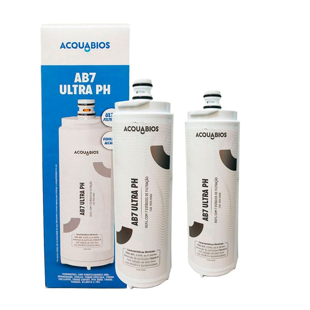 KIT 2 Filtro Refil Compatível IBBL CZ+7 Purificador Agua Due Fr600 Atlantis Immaginare Speciale