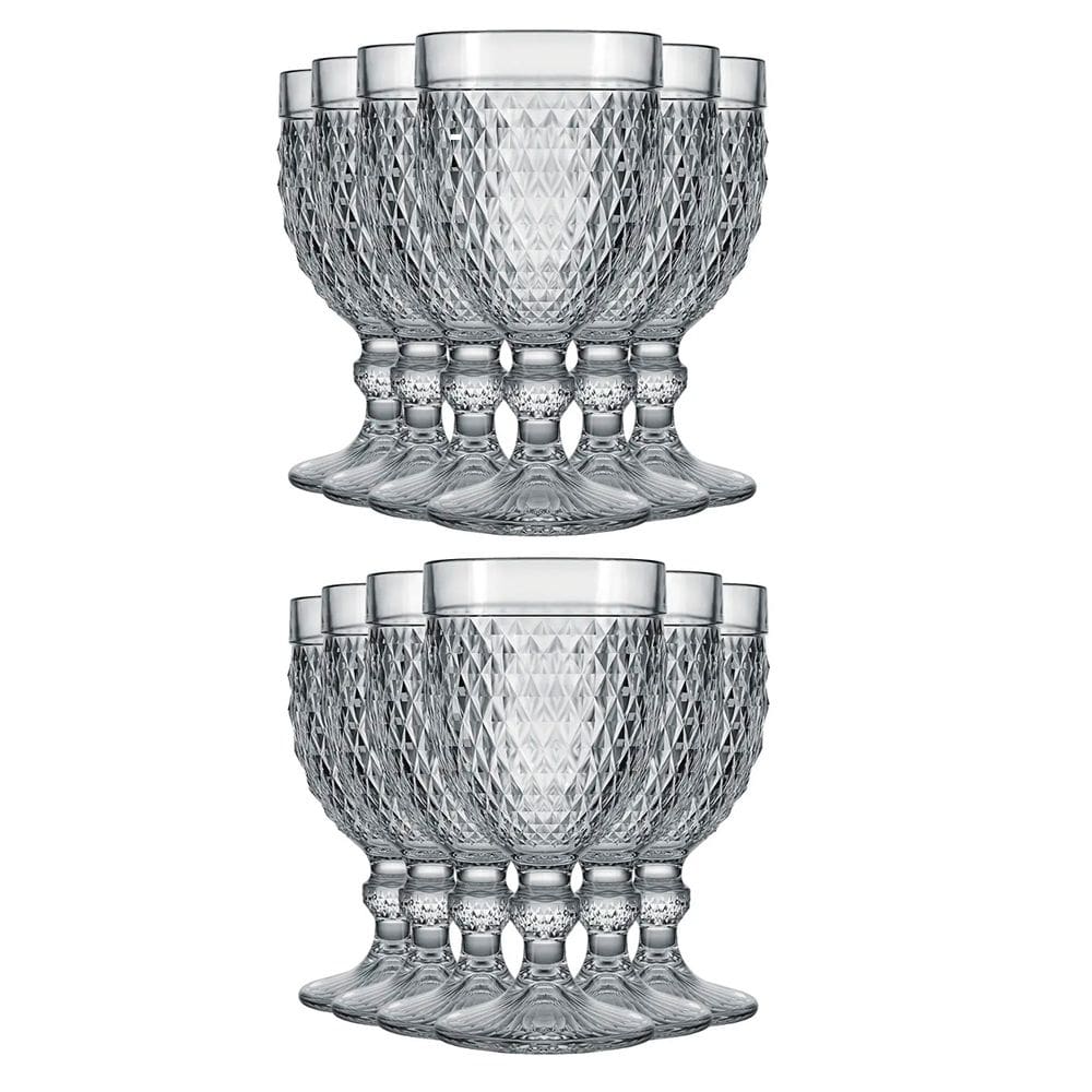 Taça Bico de Jaca Marine de Vidro 340ml 12 Unidades - Nadir 0043/478