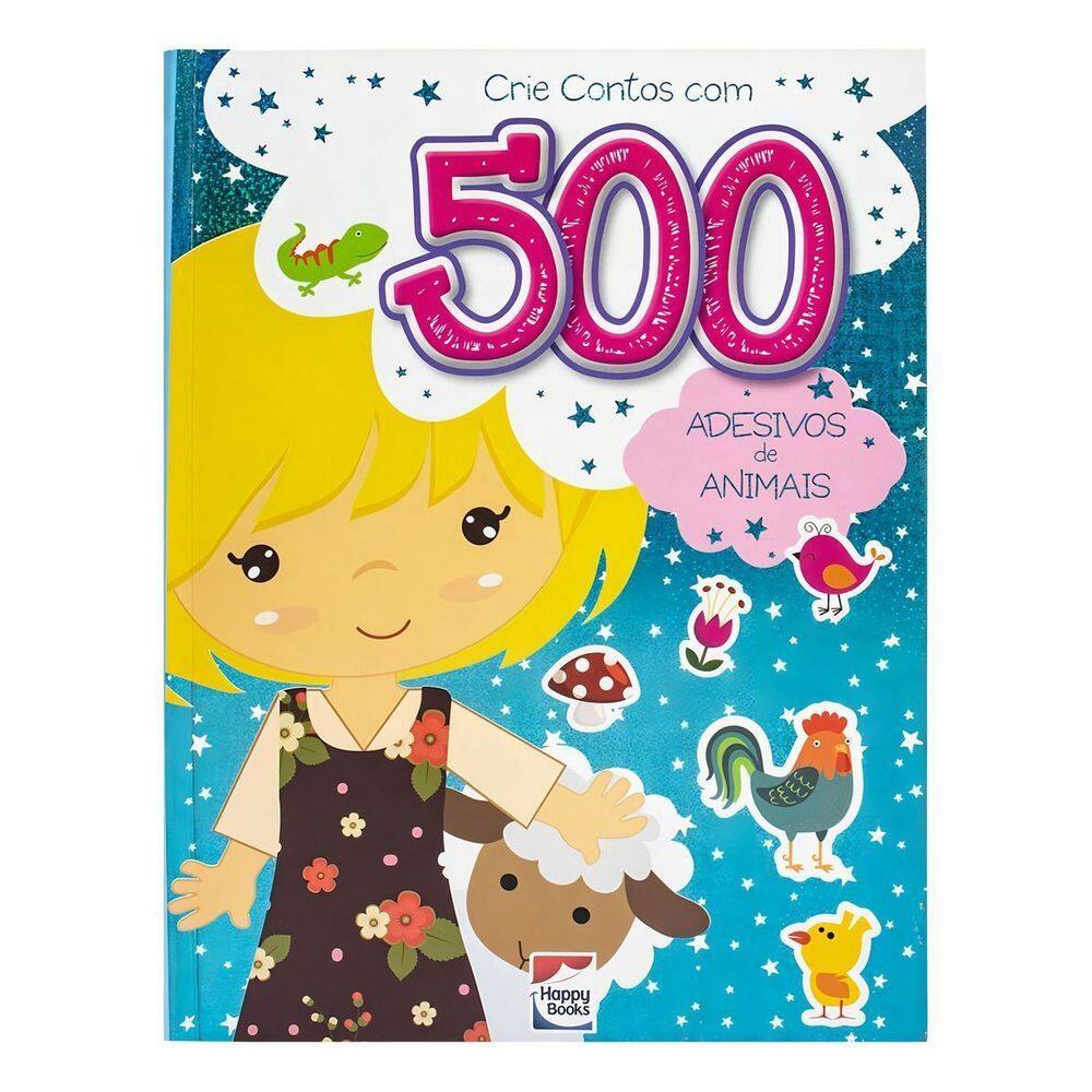 Crie Contos Com 500 Adesivos - Animais