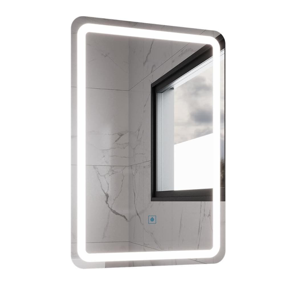 Espelho Retangular com LED 60x40cm Touch Bivolt Moderno