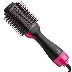 Escova para secador de cabelo TYHGSF 4 em 1 Styling Tools Volumizer Pink