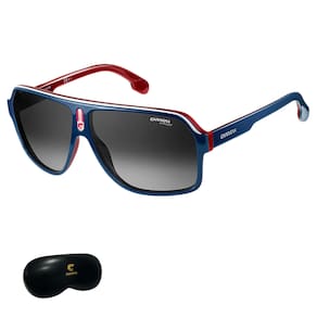 Óculos de Sol Carrera Masculino Azul Vermelho 1001/S 8RU 629O S