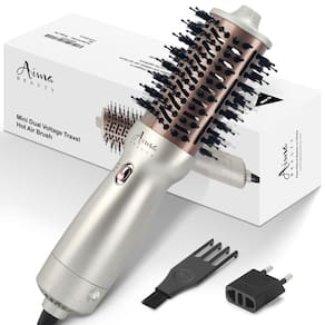 Escova de ar quente Aima Beauty Worldwide Travel Volumizer 4 em 1