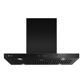 Coifa De Ilha 90cm Painel Touch Preta 220v - Electrolux